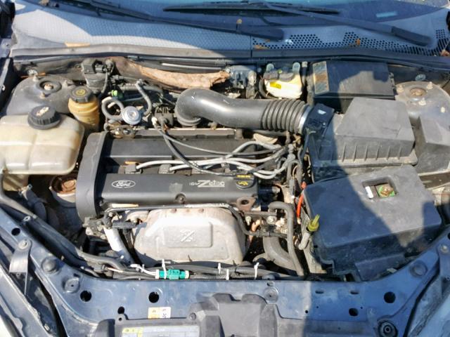 3FAFP37393R111986 - 2003 FORD FOCUS ZX5 BLUE photo 7