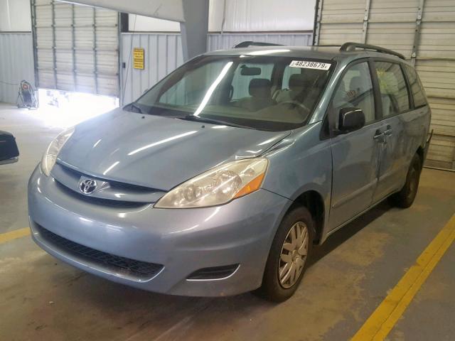 5TDZA23C36S410545 - 2006 TOYOTA SIENNA BLUE photo 2