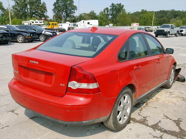 YV1MS382672252590 - 2007 VOLVO S40 2.4I RED photo 4