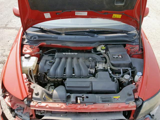 YV1MS382672252590 - 2007 VOLVO S40 2.4I RED photo 7