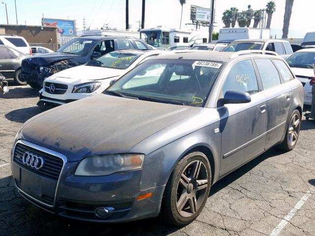 WAUKF78E85A533695 - 2005 AUDI A4 2.0T AV GRAY photo 2