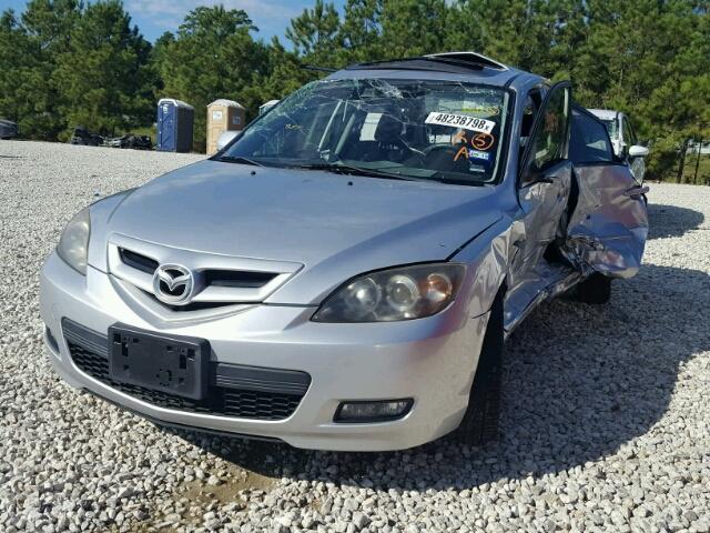 JM1BK343281147905 - 2008 MAZDA 3 HATCHBAC SILVER photo 2