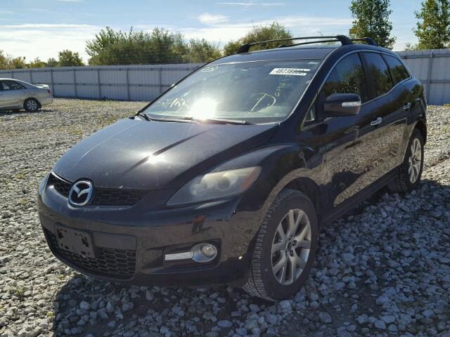 JM3ER293390237266 - 2009 MAZDA CX-7 BLACK photo 2