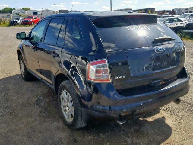 2FMDK36C59BA94673 - 2009 FORD EDGE SE BLUE photo 3