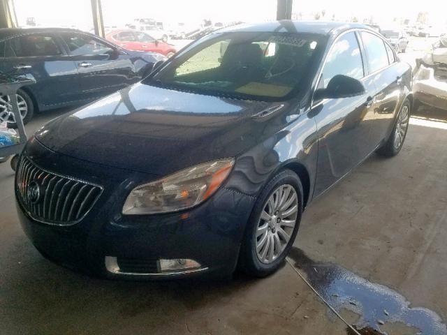 2G4GS5EV4D9182173 - 2013 BUICK REGAL PREM GRAY photo 2