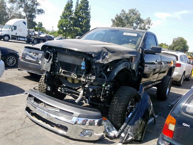 3C6LR5BL3DG533802 - 2013 RAM 2500 SLT 黑色 照片 2