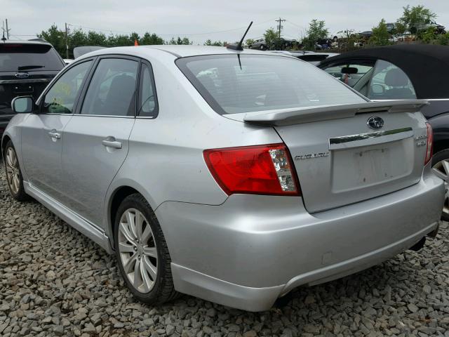 JF1GE75648G511015 - 2008 SUBARU IMPREZA WR SILVER photo 3