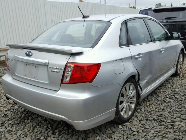 JF1GE75648G511015 - 2008 SUBARU IMPREZA WR SILVER photo 4