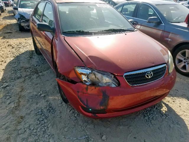 JTDBR32E852060791 - 2005 TOYOTA COROLLA CE RED photo 1