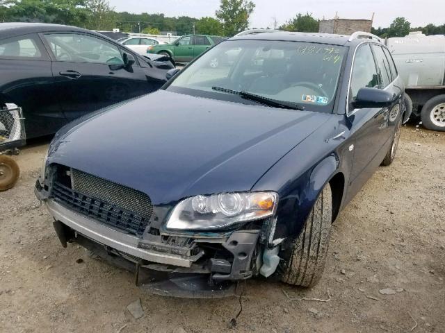 WAUKF78E36A085500 - 2006 AUDI A4 2.0T AV BLUE photo 2