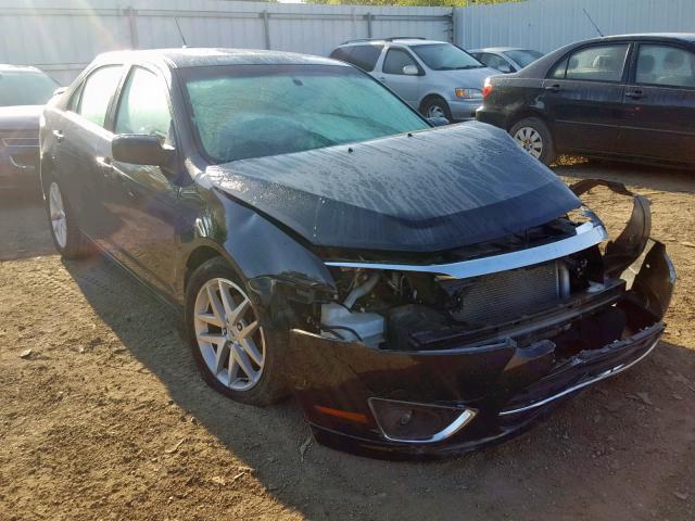 3FAHP0JA6CR289000 - 2012 FORD FUSION SEL BLACK photo 1