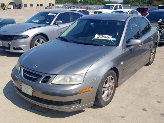 YS3FD49Y561008606 - 2006 SAAB 9-3 GRAY photo 2