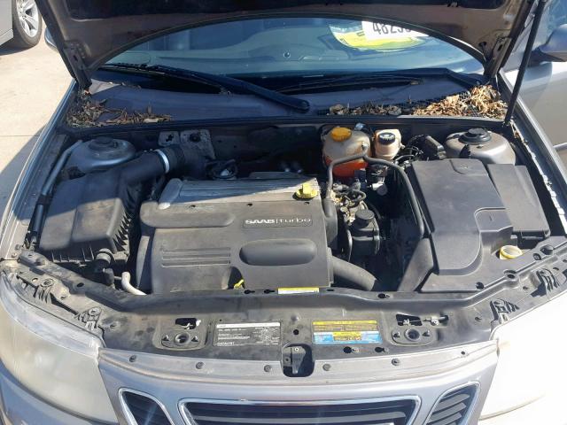 YS3FD49Y561008606 - 2006 SAAB 9-3 GRAY photo 7