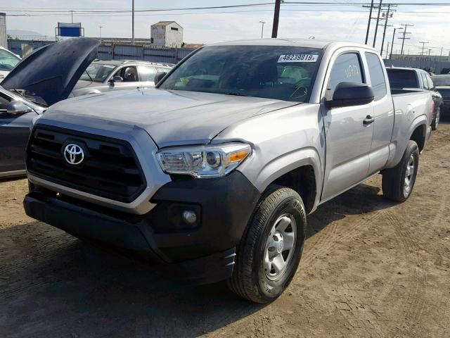 5TFRX5GN4GX057174 - 2016 TOYOTA TACOMA ACC SILVER photo 2