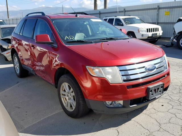 2FMDK48C57BA65285 - 2007 FORD EDGE SEL RED photo 1