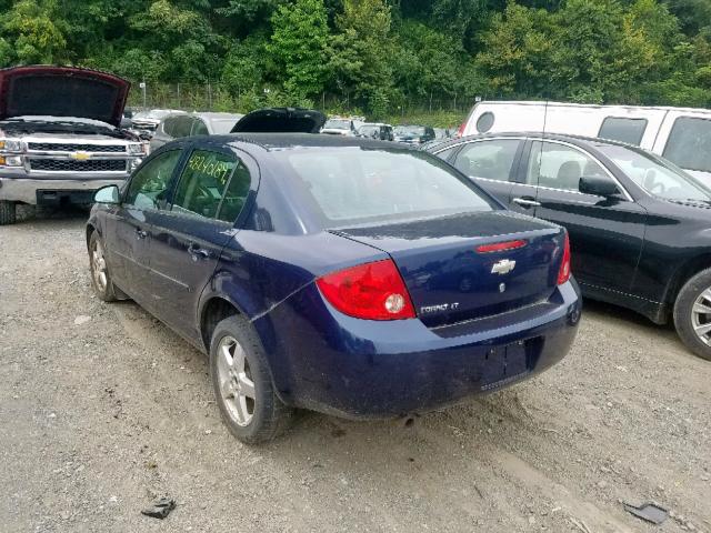 1G1AT58H897292190 - 2009 CHEVROLET COBALT LT BLUE photo 3