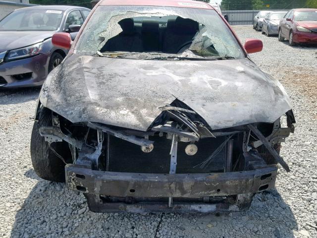 4T1BE46K99U307131 - 2009 TOYOTA CAMRY BASE RED photo 9