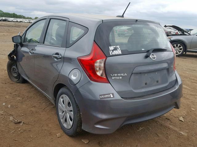 3N1CE2CP5HL356920 - 2017 NISSAN VERSA NOTE GRAY photo 3