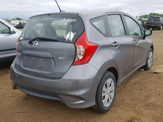 3N1CE2CP5HL356920 - 2017 NISSAN VERSA NOTE GRAY photo 4