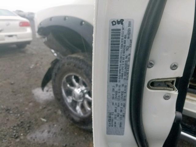 3C63R3JL9HG528129 - 2017 RAM 3500 LARAM WHITE photo 10