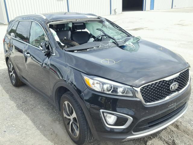 5XYPH4A54HG292489 - 2017 KIA SORENTO EX BLACK photo 9