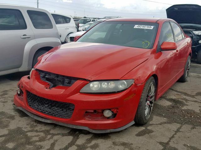 JM1GG12L971108239 - 2007 MAZDA SPEED 6 RED photo 2