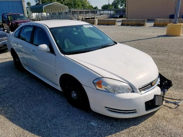 2G1WS57M191309562 - 2009 CHEVROLET IMPALA POL WHITE photo 1