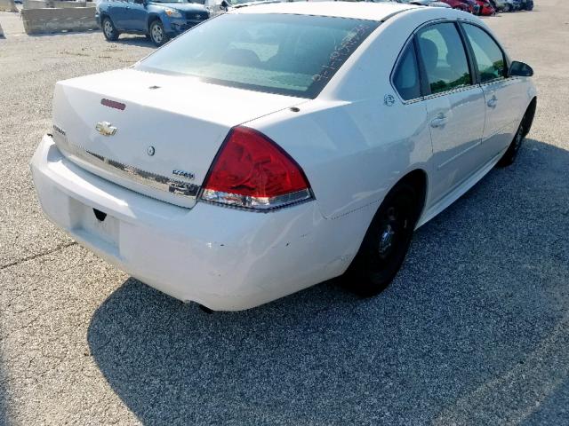 2G1WS57M191309562 - 2009 CHEVROLET IMPALA POL WHITE photo 4