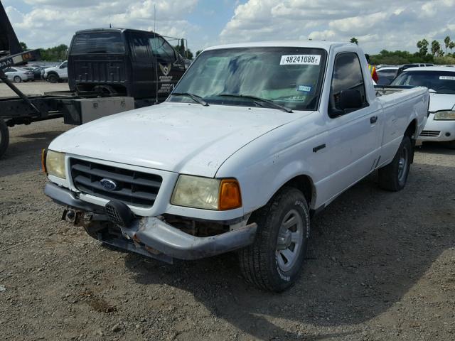 1FTYR10D83PB75125 - 2003 FORD RANGER WHITE photo 2