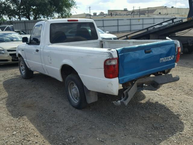 1FTYR10D83PB75125 - 2003 FORD RANGER WHITE photo 3