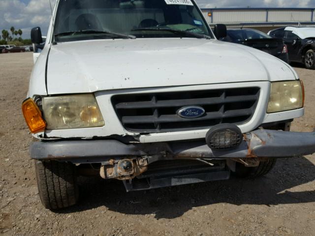 1FTYR10D83PB75125 - 2003 FORD RANGER WHITE photo 9