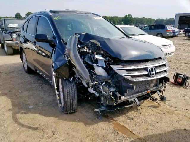 2HKRM4H70CH610458 - 2012 HONDA CR-V EXL BLACK photo 1