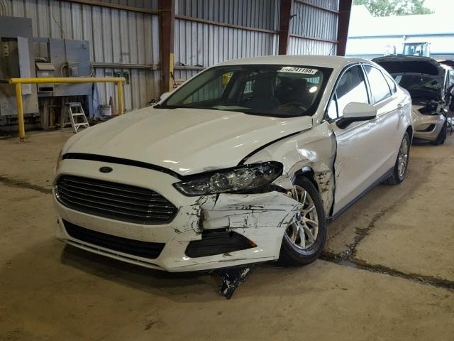 3FA6P0G71GR169565 - 2016 FORD FUSION S WHITE photo 2