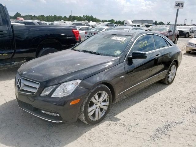 WDDKJ5KB5CF135256 - 2012 MERCEDES-BENZ E 350 BLACK photo 2