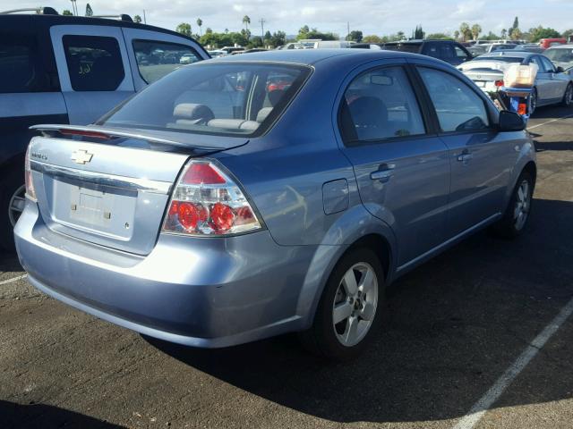 KL1TD56658B063449 - 2008 CHEVROLET AVEO BASE Mavi foto 4