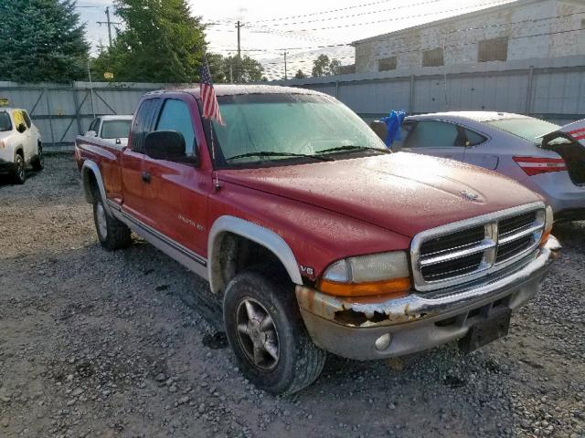 1B7GG23X9VS260486 - 1997 DODGE DAKOTA RED photo 1