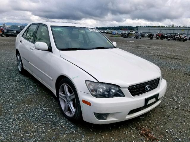 JTHBD192850094609 - 2005 LEXUS IS 300 WHITE photo 1