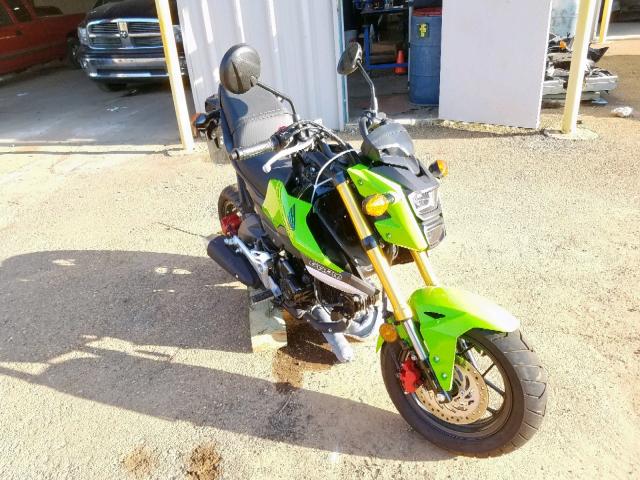 MLHJC7511K5103355 - 2019 HONDA GROM GREEN photo 1