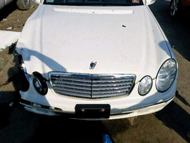 WDBUF87J06X198462 - 2006 MERCEDES-BENZ E 350 4MAT WHITE photo 7