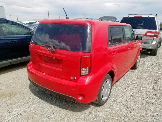 JTLZE4FE1DJ046640 - 2013 TOYOTA SCION XB წითელი ფოტო 4