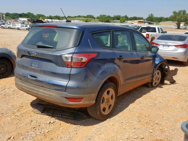 1FMCU0F72JUA30435 - 2018 FORD ESCAPE S BLUE photo 4