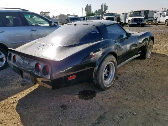 1Z878AS431070 - 1980 CHEVROLET CORVETTE BLACK photo 4