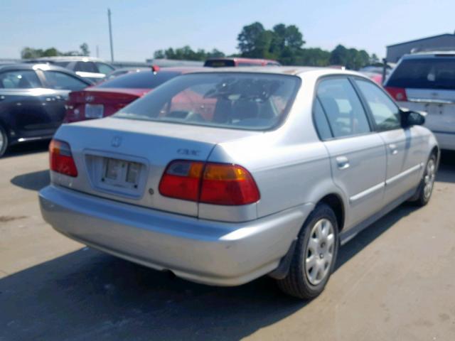 2HGEJ6611XH562938 - 1999 HONDA CIVIC BASE Gümüş foto 4
