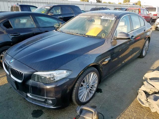 WBAKN9C52ED682057 - 2014 BMW 550 I BLACK photo 2