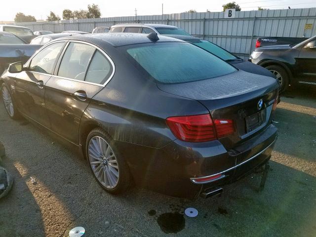 WBAKN9C52ED682057 - 2014 BMW 550 I BLACK photo 3