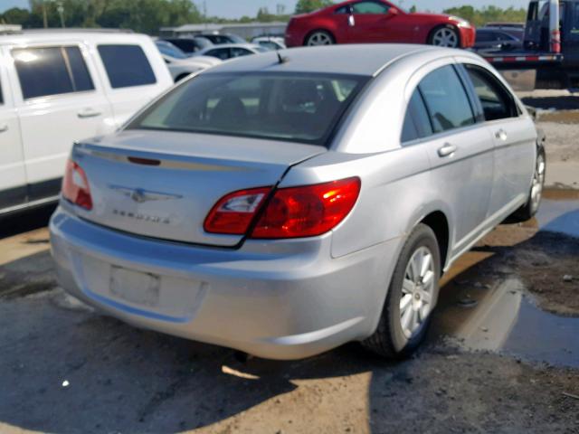 1C3CC4FBXAN213647 - 2010 CHRYSLER SEBRING TO SILVER photo 4