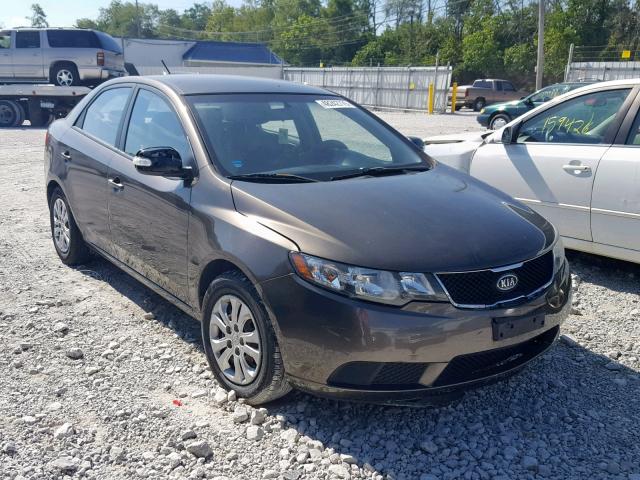 KNAFU4A28A5811360 - 2010 KIA FORTE EX GRAY photo 1