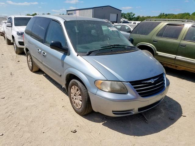 1C4GP45R65B207836 - 2005 CHRYSLER TOWN & COU BLUE photo 1