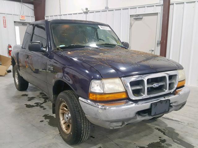 1FTZR15X1YTA84459 - 2000 FORD RANGER SUP BLUE photo 1