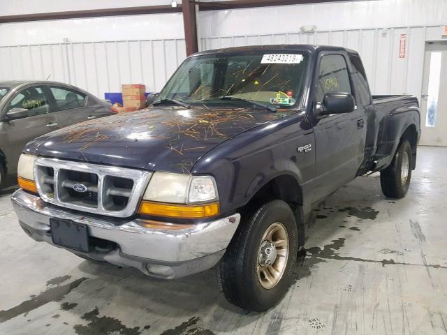 1FTZR15X1YTA84459 - 2000 FORD RANGER SUP BLUE photo 2